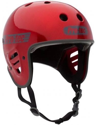 casco pro-tec full cut cert | red metal flake
