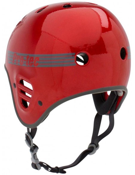 Oferta casco pro-tec full cut cert | red metal flake