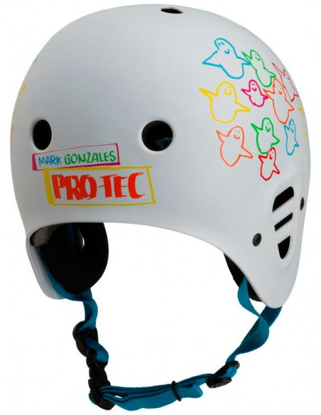 Comprar casco pro-tec full cut cert | gonz animal bird white