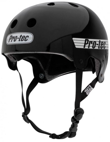 Venta casco pro-tec old school cert | gloss black
