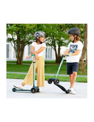 Patinete Mini Micro Deluxe Eco green rueda LED Micro para niños 2 años