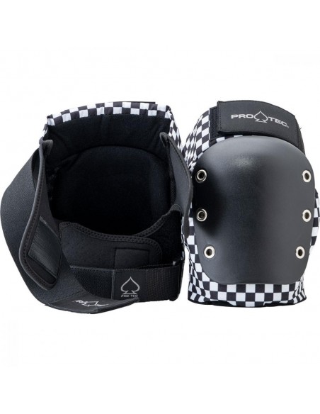 Comprar rodilleras pro-tec pads street open back-checker