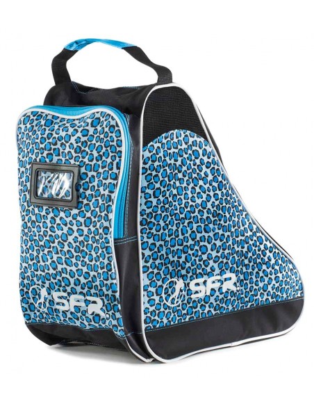 Comprar sfr designer ice & skate bag - bolsa para patines 4 ruedas- leopardo azul